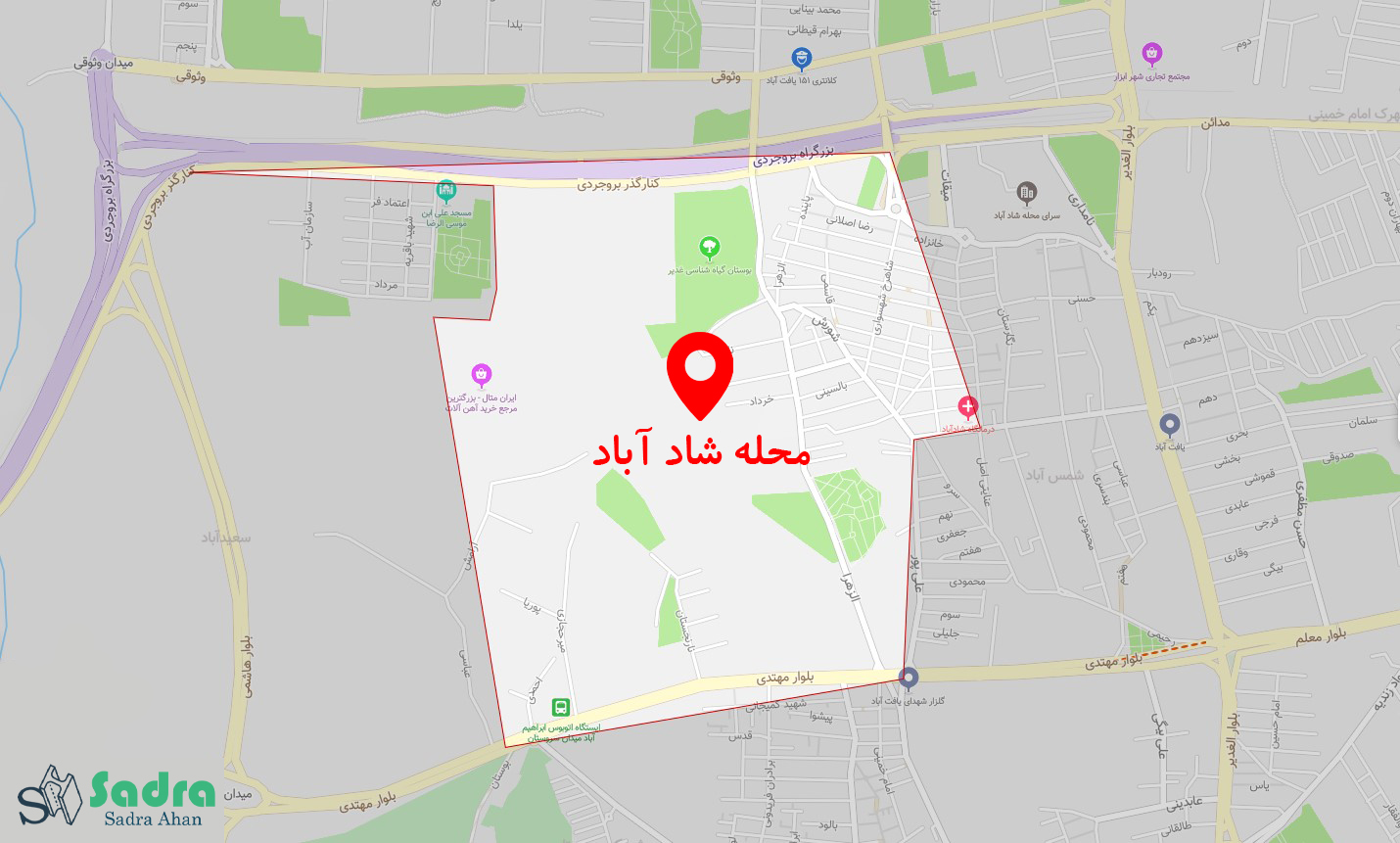 آهن آلات صدرا در جنوب تهران